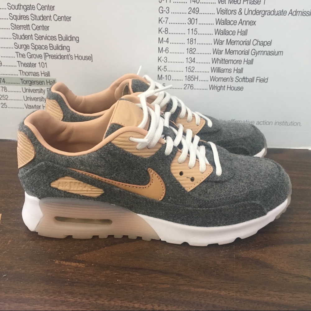 Women’s Nike Air Max 1 Grey and Gold
